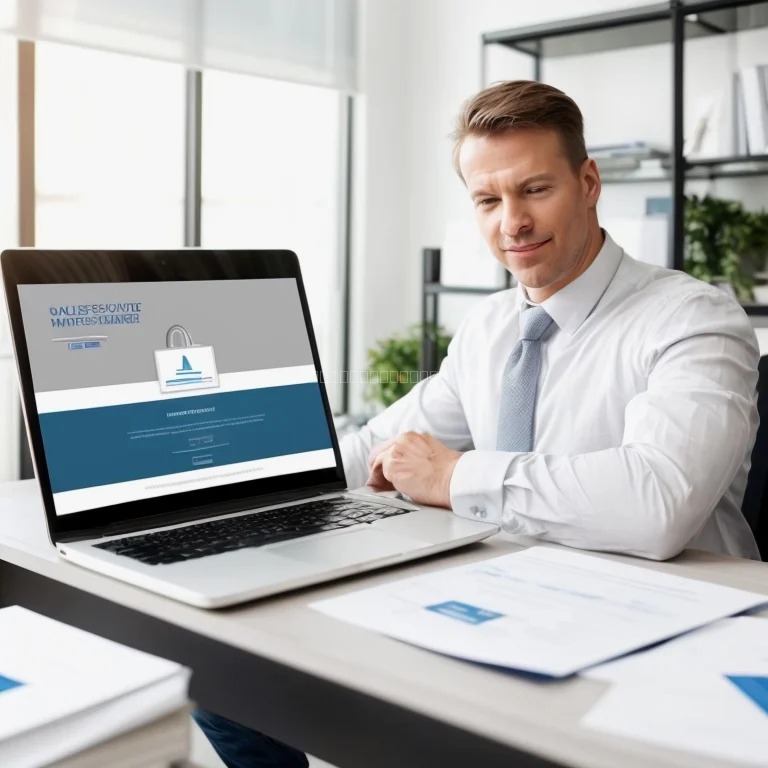 Professional notary website interfaces